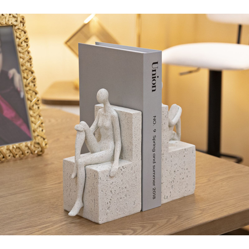 Serre livres abstrait Personnages...
