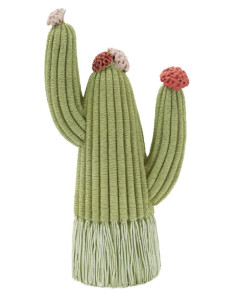 Statuette déco originale Cactus Hauteur 20 cm Résine Vert Cactacee 