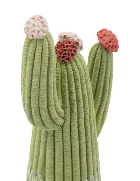 Statuette déco originale Cactus Hauteur 20 cm Résine Vert Cactacee 