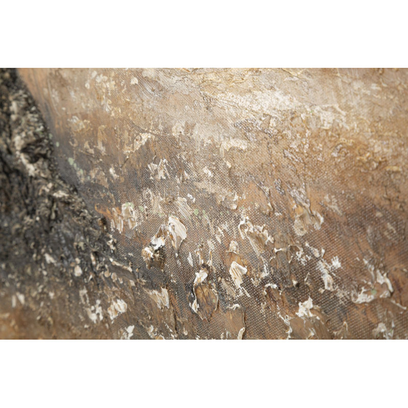 Grande Toile murale peinte moderne Oliviers 120x80 Olivo C 