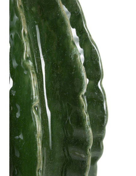 Vase original Boule Hauteur 31 cm Céramique Vert Cactus 