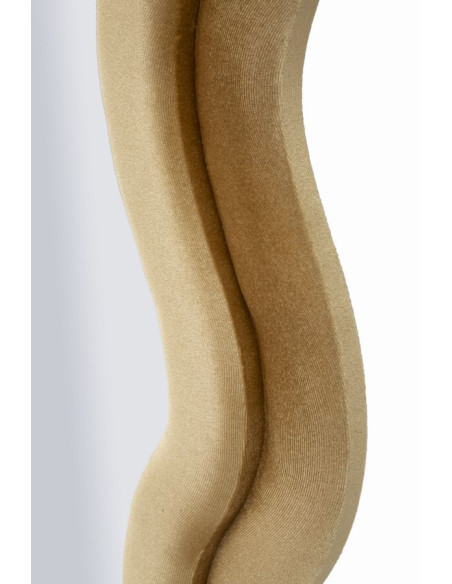 Grand Miroir mural moderne Organique 60x160 Velours Doré Bois MDF Emily 