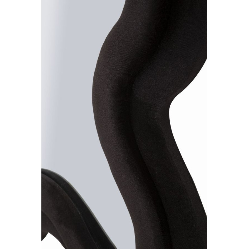 Grand Miroir mural moderne Organique 58x160 Velours Noir Bois MDF Monica 