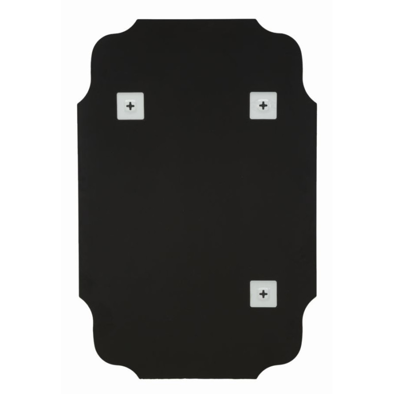 Grand Miroir mural oriental chic Rectangulaire 60x90 Bois MDF Gris Istanbul 