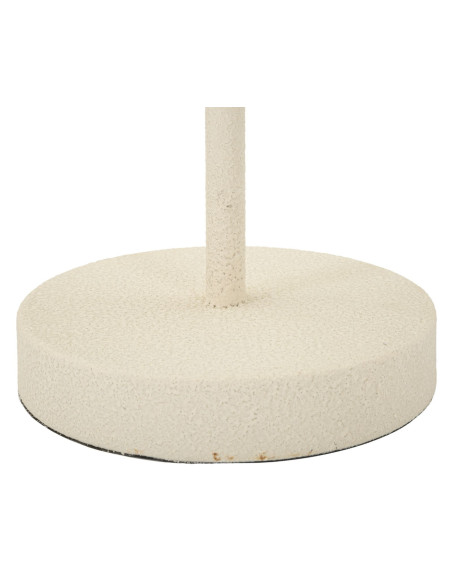 Grande Lampe à poser design moderne Hauteur 57 cm Métal Blanc crème Space 