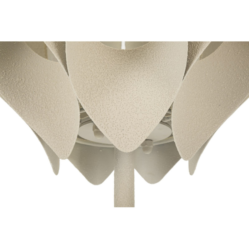 Grande Lampe à poser design moderne Hauteur 57 cm Métal Blanc crème Space 