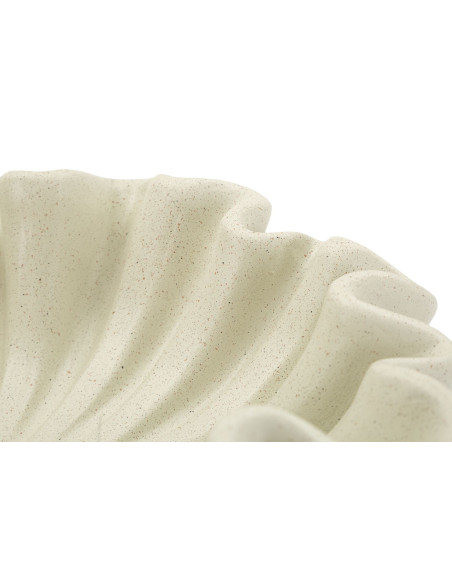 Vide poche Corolle 31 cm Résine Blanc crème Stons