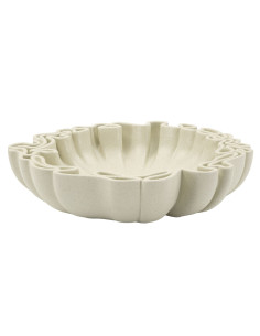 Vide poche Corolle 30 cm Résine Blanc crème Stons 