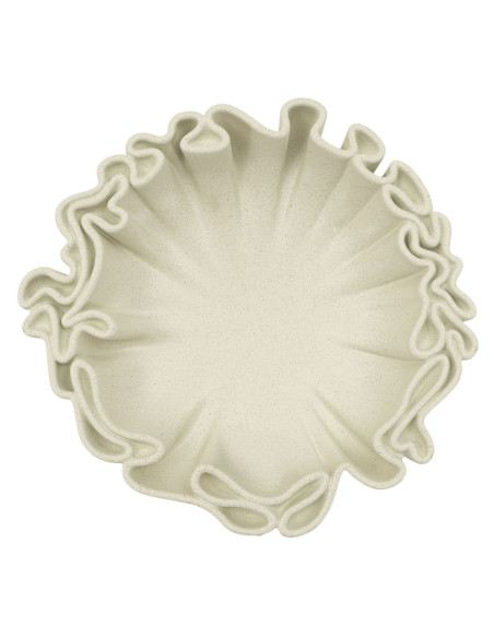 Vide poche Corolle 30 cm Résine Blanc crème Stons 