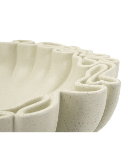 Vide poche Corolle 30 cm Résine Blanc crème Stons 