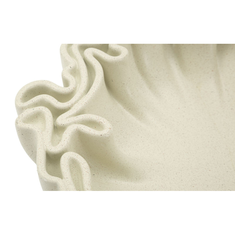 Vide poche Corolle 30 cm Résine Blanc crème Stons 