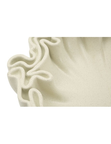 Vide poche Corolle 30 cm Résine Blanc crème Stons 