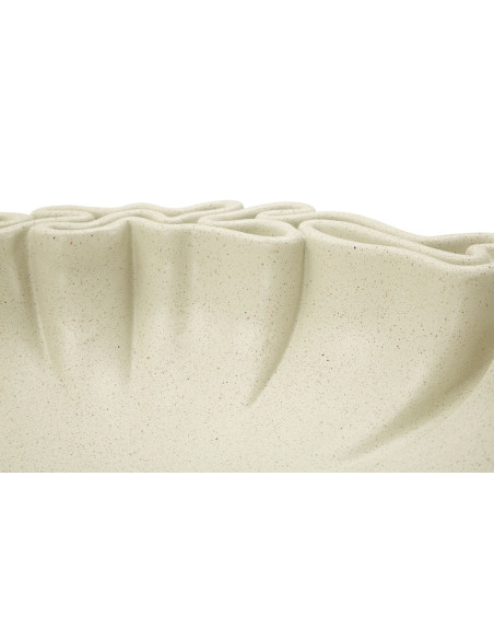 Vide poche Corolle 30 cm Résine Blanc crème Stons 