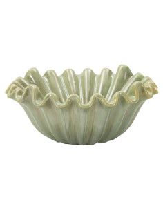 Vide poche original Corolle Organique 33 cm Céramique Vert Nacré Venice 