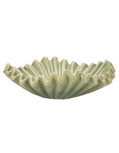 Grand Vide poche original Corolle Organique 40 cm Céramique Vert Nacré Venice 