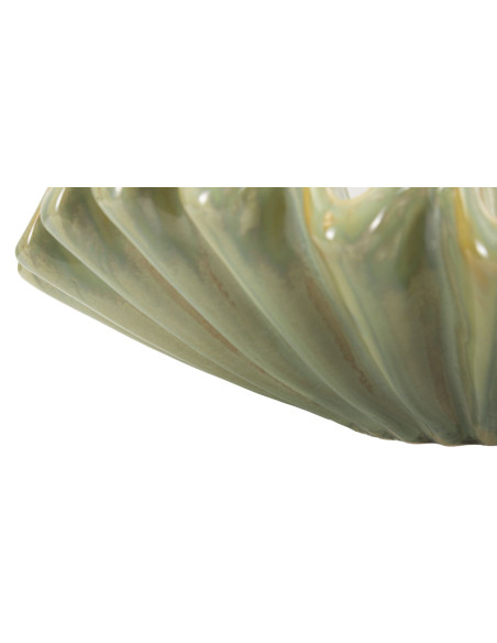 Grand Vide poche original Corolle Organique 40 cm Céramique Vert Nacré Venice 