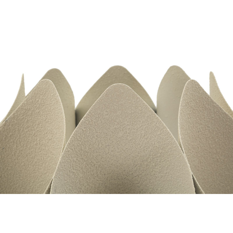 Lampadaire sur pied design moderne Hauteur 155 cm Métal Blanc crème Space 