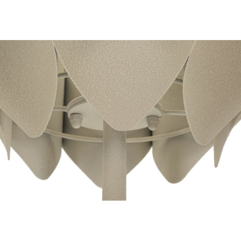 Lampadaire sur pied design moderne Hauteur 155 cm Métal Blanc crème Space 