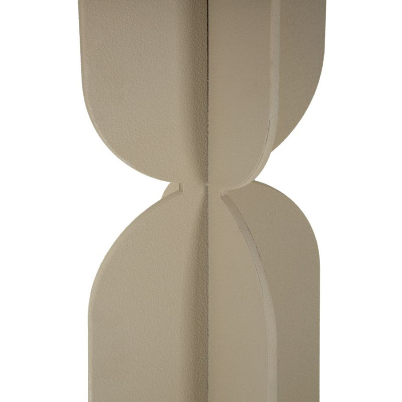 Console moderne Rectangulaire 120 cm Métal Blanc crème Dune Mauro Ferretti - 6