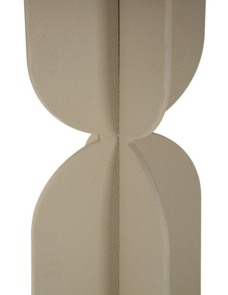 Console moderne Rectangulaire 120 cm Métal Blanc crème Dune Mauro Ferretti - 6