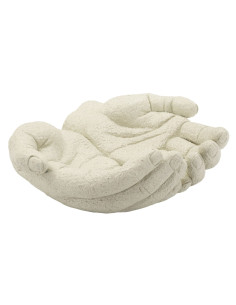 Vide poche original Mains Résine Blanc crème Stons 