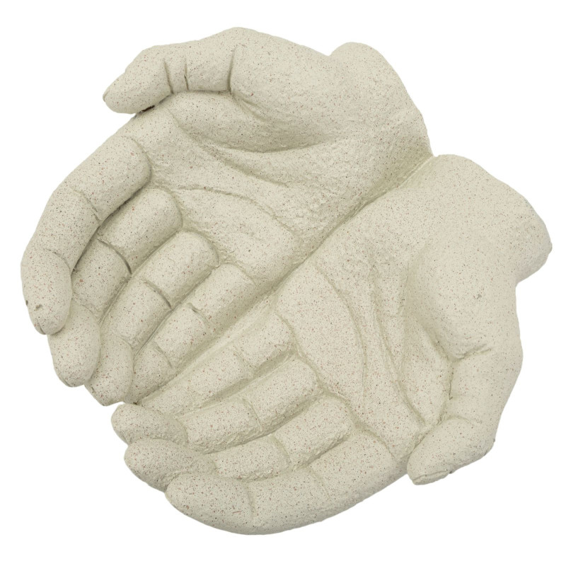 Vide poche original Mains Résine Blanc crème Stons 