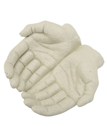 Vide poche original Mains Résine Blanc crème Stons 
