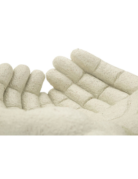 Vide poche original Mains Résine Blanc crème Stons 