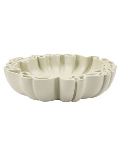 Grand Vide poche Corolle Organique 40 cm Résine Blanc crème Stons 