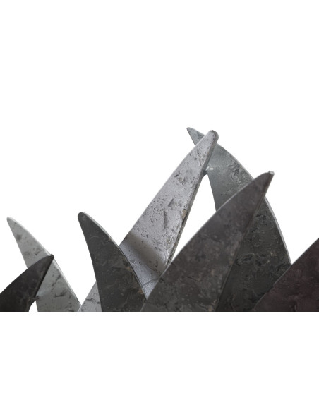 Décoration murale industrielle chic Oiseaux 93x47 Métal Gris Gabbiani 