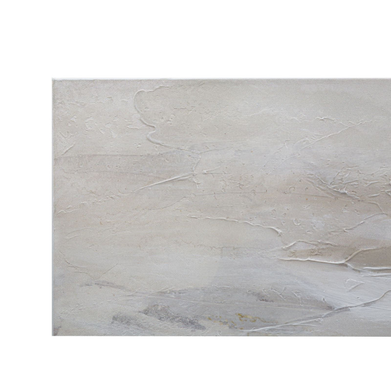 Grande toile murale peinte triptyque abstrait 105x80 Monty 