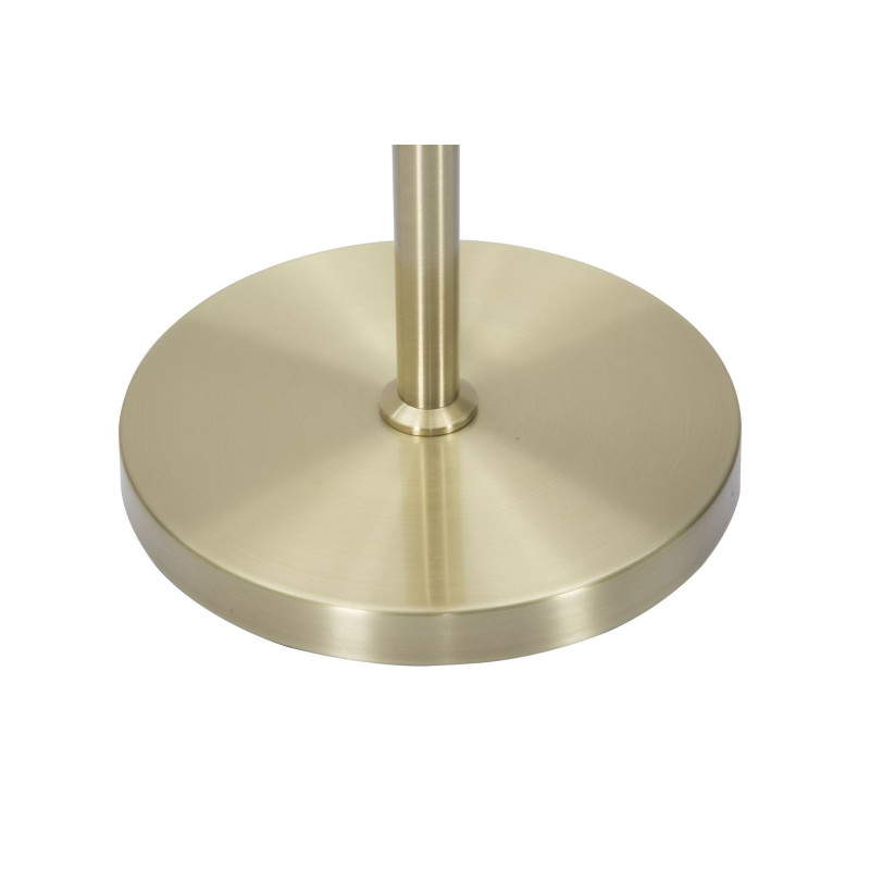 Grand Lampadaire sur pied moderne chic 3 Boules Hauteur 160 cm Métal Doré Verre Blanc Glamy 