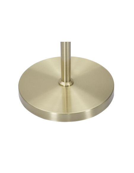 Grand Lampadaire sur pied moderne chic 3 Boules Hauteur 160 cm Métal Doré Verre Blanc Glamy 