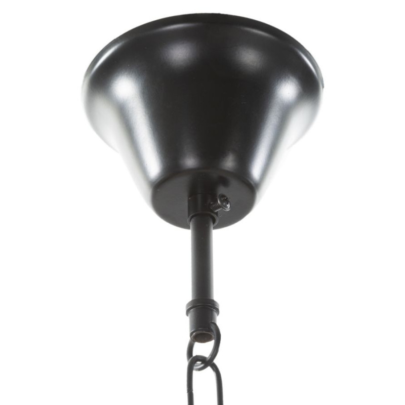 Suspension bohème 6 lampes Diamètre 64 cm Bambou Corde Naturel Bamboo 