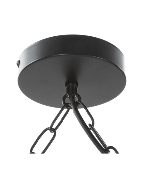 Suspension bohème 6 lampes 80 cm Bambou Corde Naturel Bamboo 