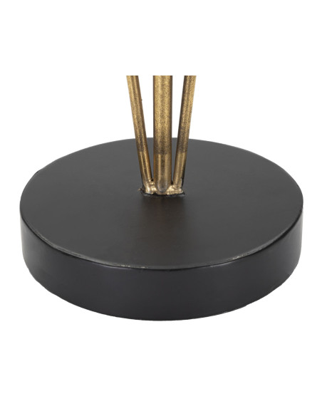 Grande Lampe à poser originale Feuilles de palmier Hauteur 65 cm Métal Doré Palm 