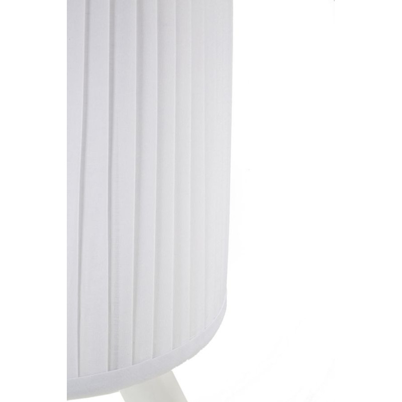 Grande Lampe à poser moderne Danseuse Hauteur 62 cm Résine Tissu Blanc Ballet 
