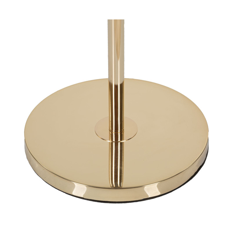 Grand Lampadaire sur pied chic Plumes Hauteur 170 cm Métal Doré Polypropylène Gris Feathers 