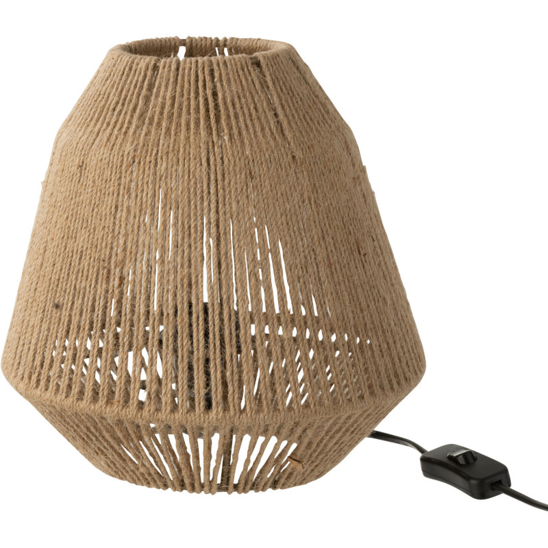 Lampe à poser Tina en Jute Naturel Métal - 1