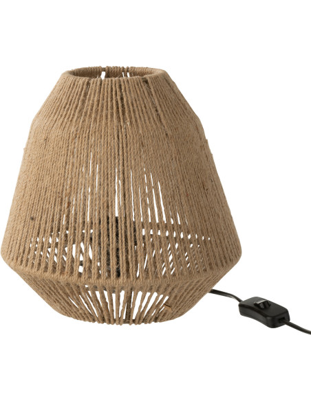 Lampe à poser Tina en Jute Naturel Métal - 1