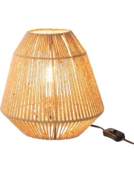 Lampe à poser Tina en Jute Naturel Métal - 2