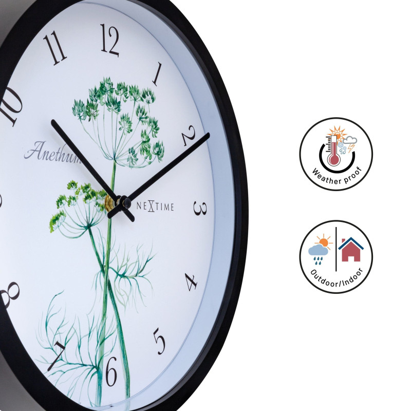 Weatherproof Outdoor clock - 30.5 cm - Anethium - 7