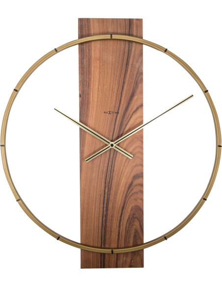 Wall clock - 50.8 x 58.2 x4.3 cm - Wood/Steel - 1