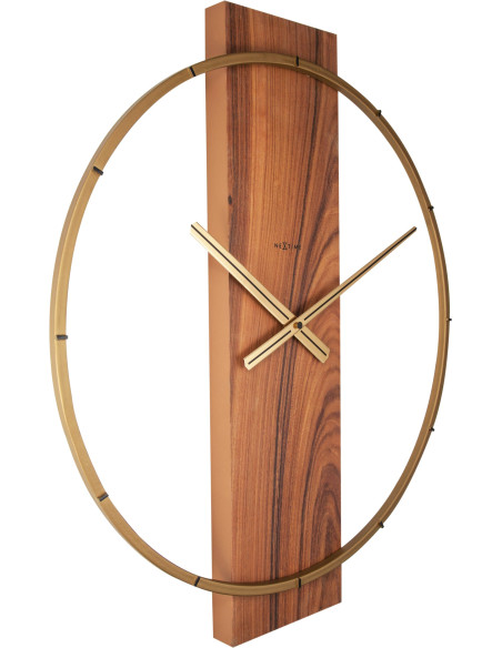 Wall clock - 50.8 x 58.2 x4.3 cm - Wood/Steel - 2