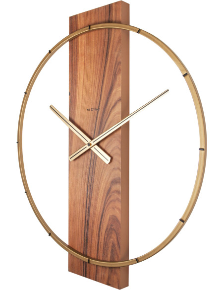 Wall clock - 50.8 x 58.2 x4.3 cm - Wood/Steel - 3