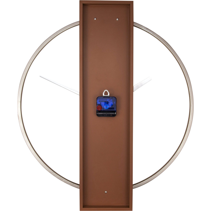 Wall clock - 50.8 x 58.2 x4.3 cm - Wood/Steel - 6