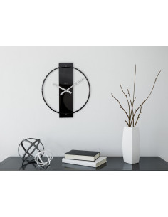 Wall clock - 50.8 x 58.2 x 4.3 cm - Wood/Steel - 4