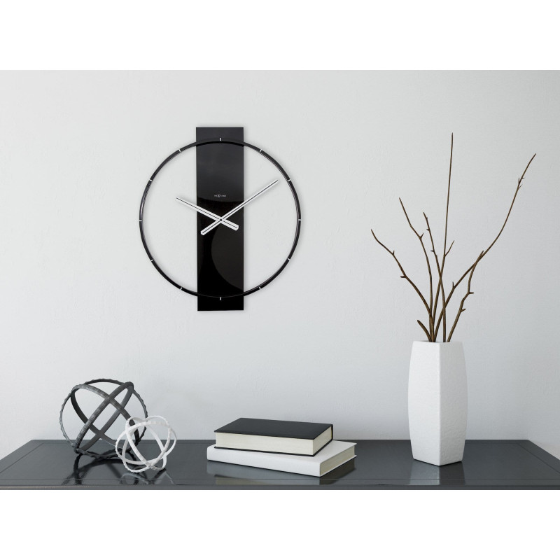 Wall clock - 50.8 x 58.2 x 4.3 cm - Wood/Steel - 4