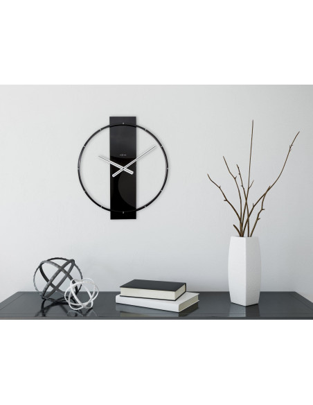 Wall clock - 50.8 x 58.2 x 4.3 cm - Wood/Steel - 4