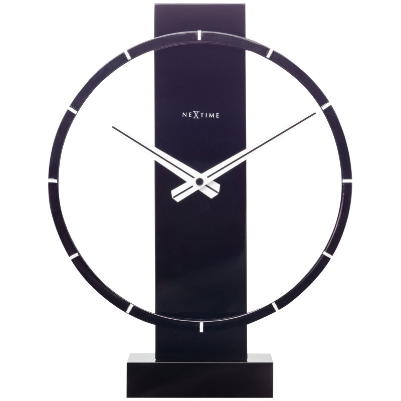 Table / Wall clock - 34 x 27 cm - Wood/Steel - 'Carl Small' - 1